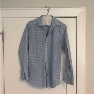 Large slim fit banana republic dress button down